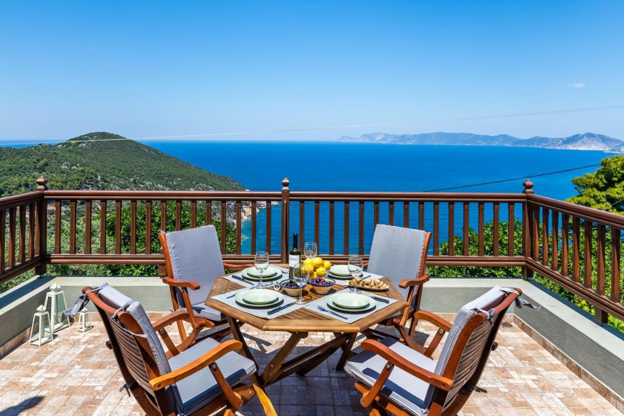 Villa Margini, Aegean Views , Pool Villa, Skopelos ภายนอก รูปภาพ