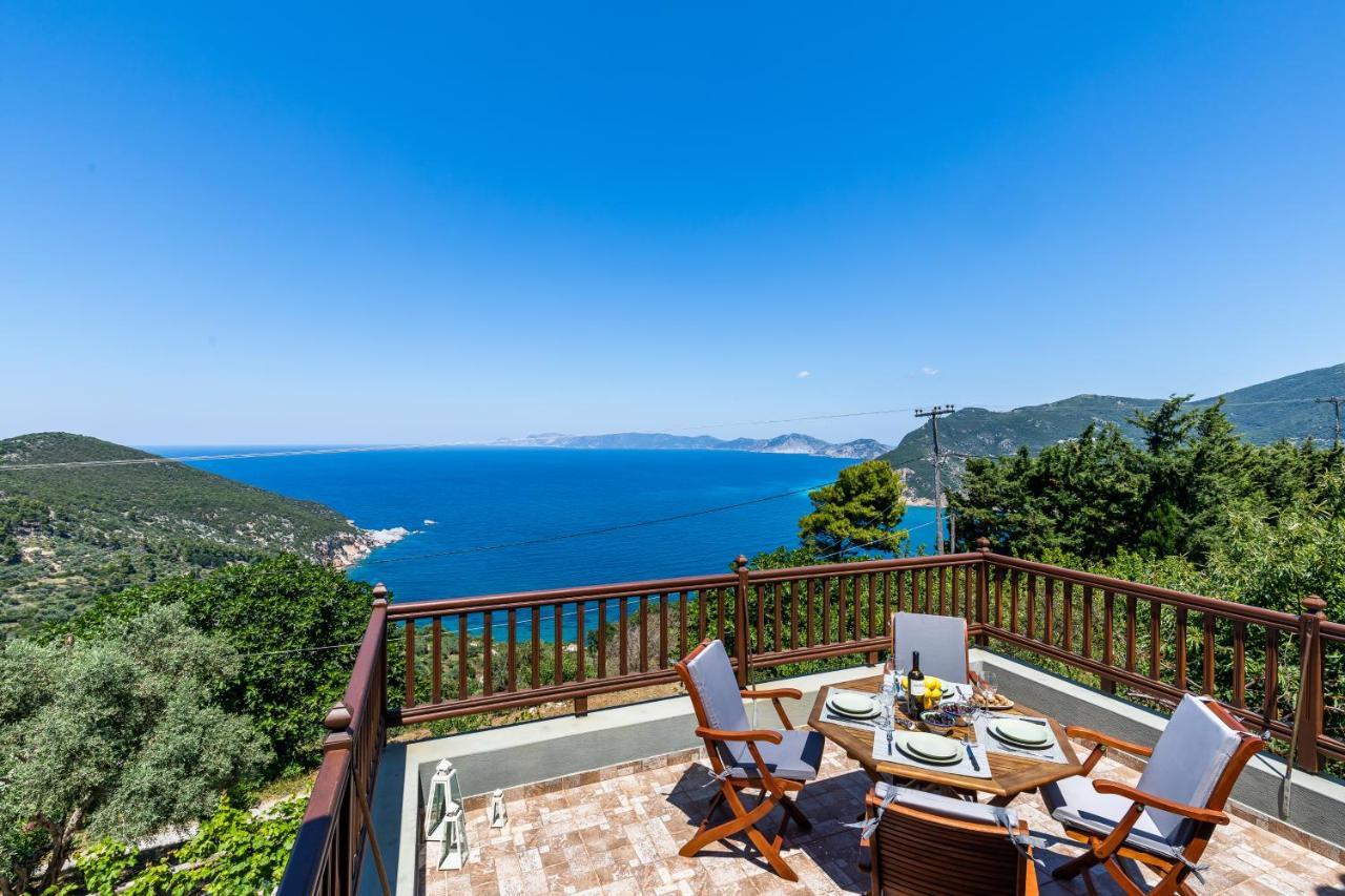 Villa Margini, Aegean Views , Pool Villa, Skopelos ภายนอก รูปภาพ