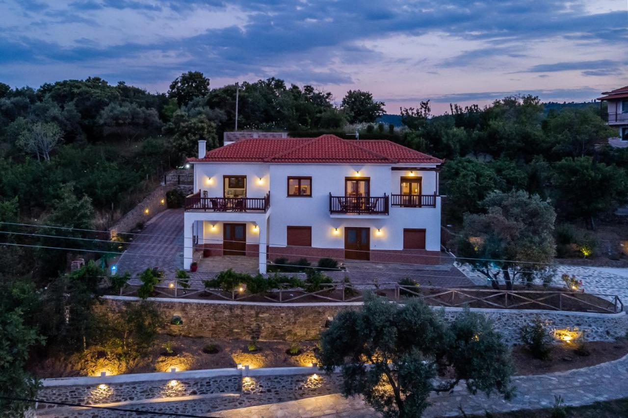 Villa Margini, Aegean Views , Pool Villa, Skopelos ภายนอก รูปภาพ