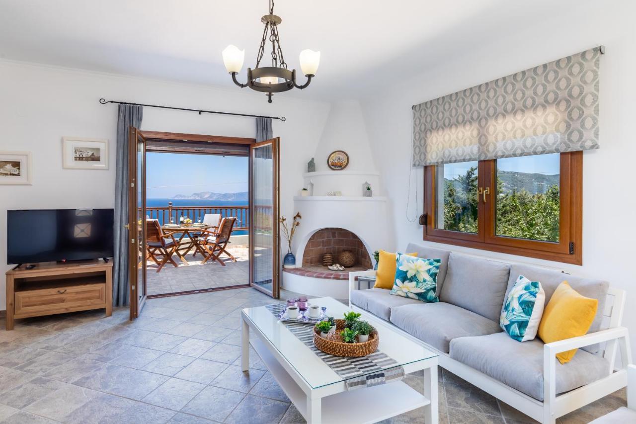 Villa Margini, Aegean Views , Pool Villa, Skopelos ภายนอก รูปภาพ
